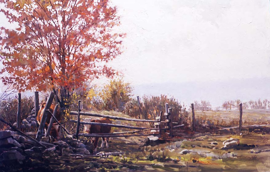 The Art of Painting - Clark Hulings' Autumn Meadow