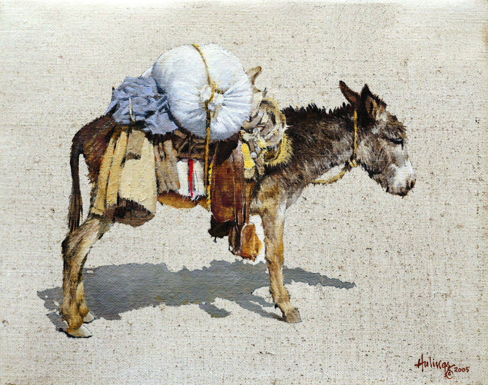 Sack Burro by Clark Hulings