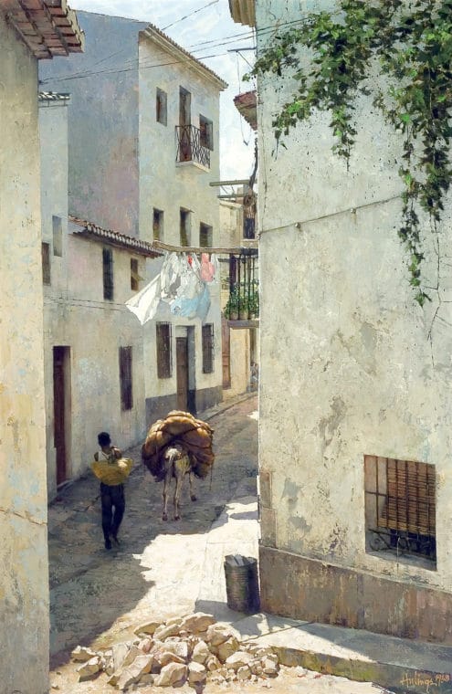 Altea #1 - Street Repairs, by Clark Hulings