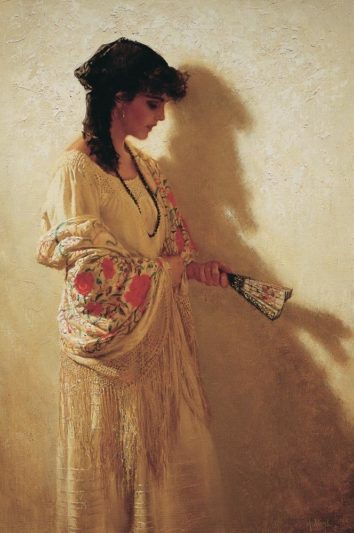 The Spanish Shawl, by Clark Hulings