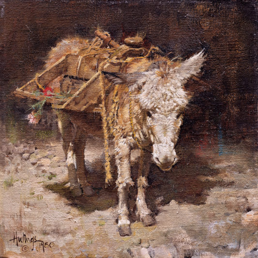 Flower Burro, by Clark Hulings