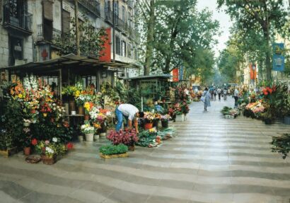 Las Ramblas, by Clark Hulings