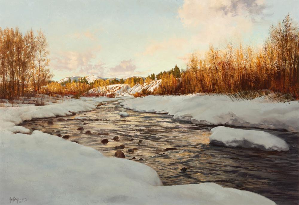Twilight on the Chama, by Clark Hulings