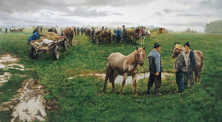 Horse Traders, by Clark Hulings