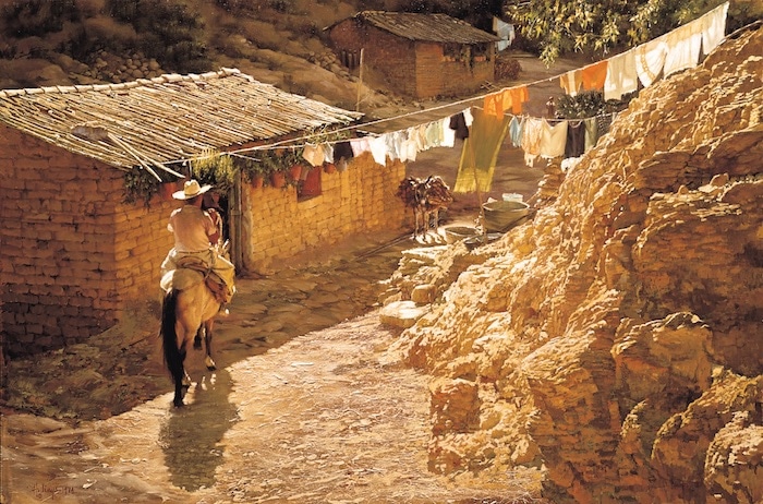 Taxco Horseman, by Clark Hulings