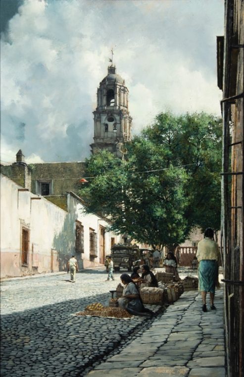 Market Day, St Miguel De Allende, by Clark Hulings