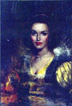 Walsingham Woman oil, by Clark Hulings