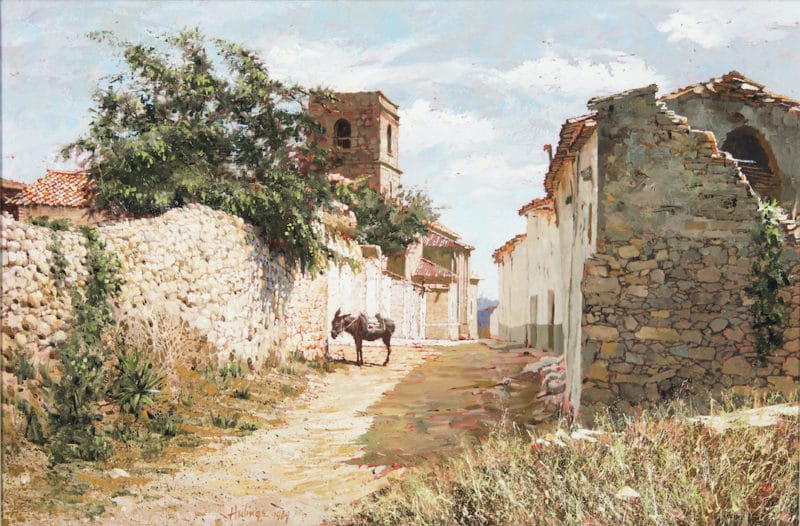 A Village in Central Spain, by Clark Hulings