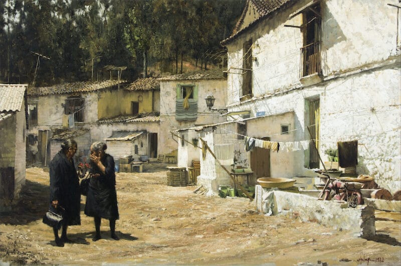 Málaga Gossip, by Clark Hulings