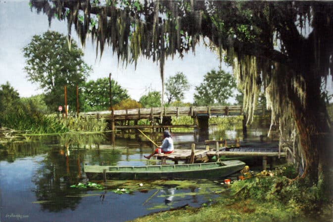 Bayou Fisherwoman