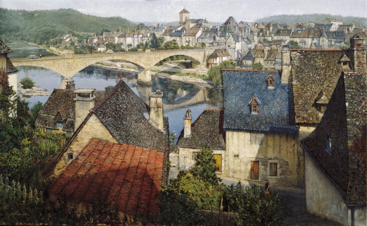 A Rooftop View of Argentat