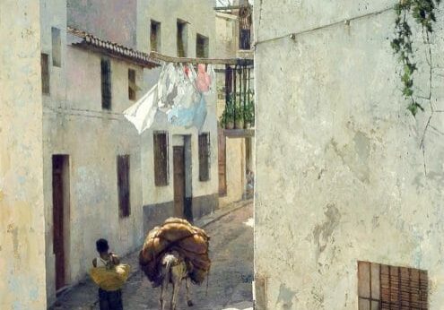 Altea #1 - Street Repairs, by Clark Hulings