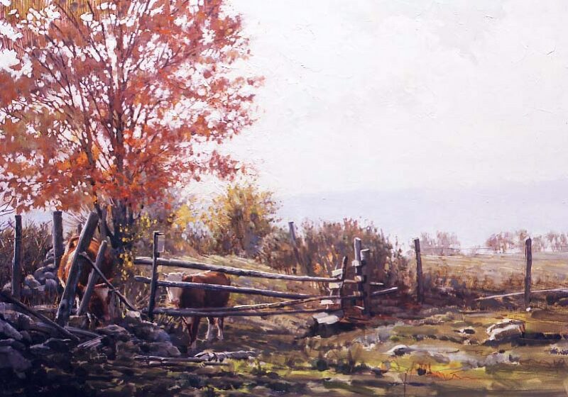 The Art of Painting - Clark Hulings' Autumn Meadow