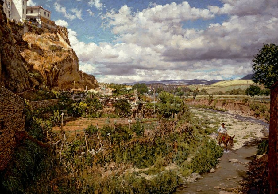 Below Ronda, by Clark Hulings