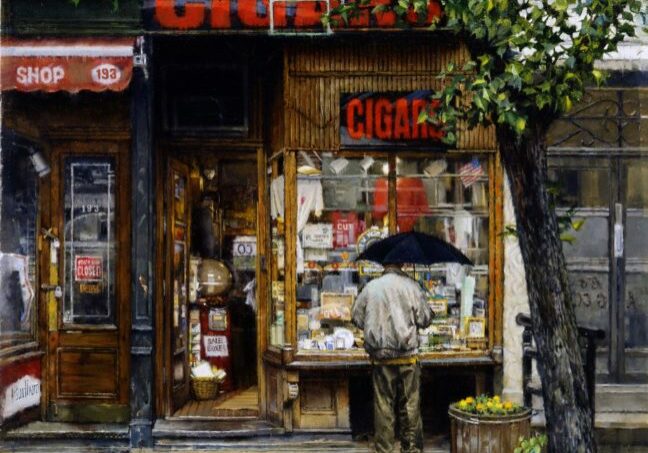 Cigar Store by Clark Hulings