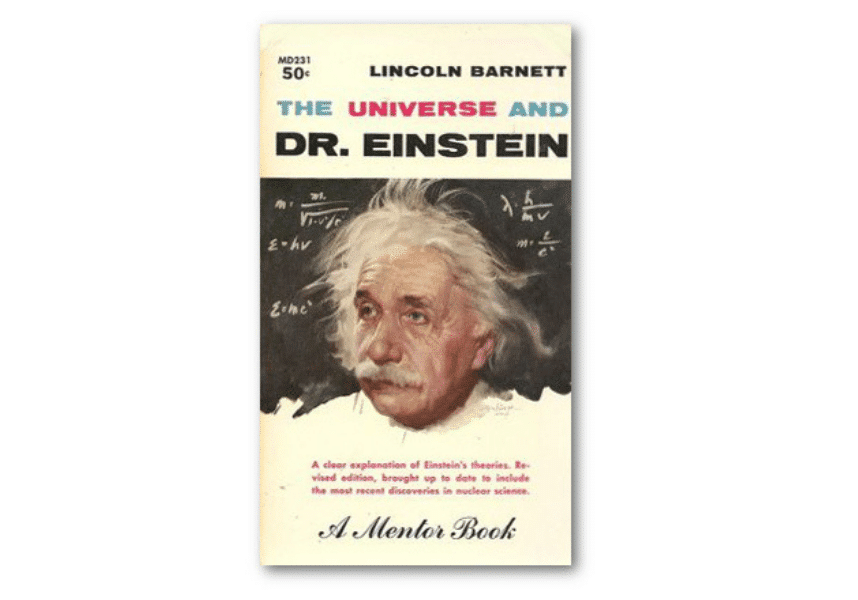 The Universe and Dr Einstein, cover by Clark Hulings