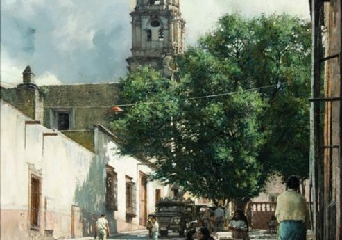 Market Day, St Miguel De Allende, by Clark Hulings