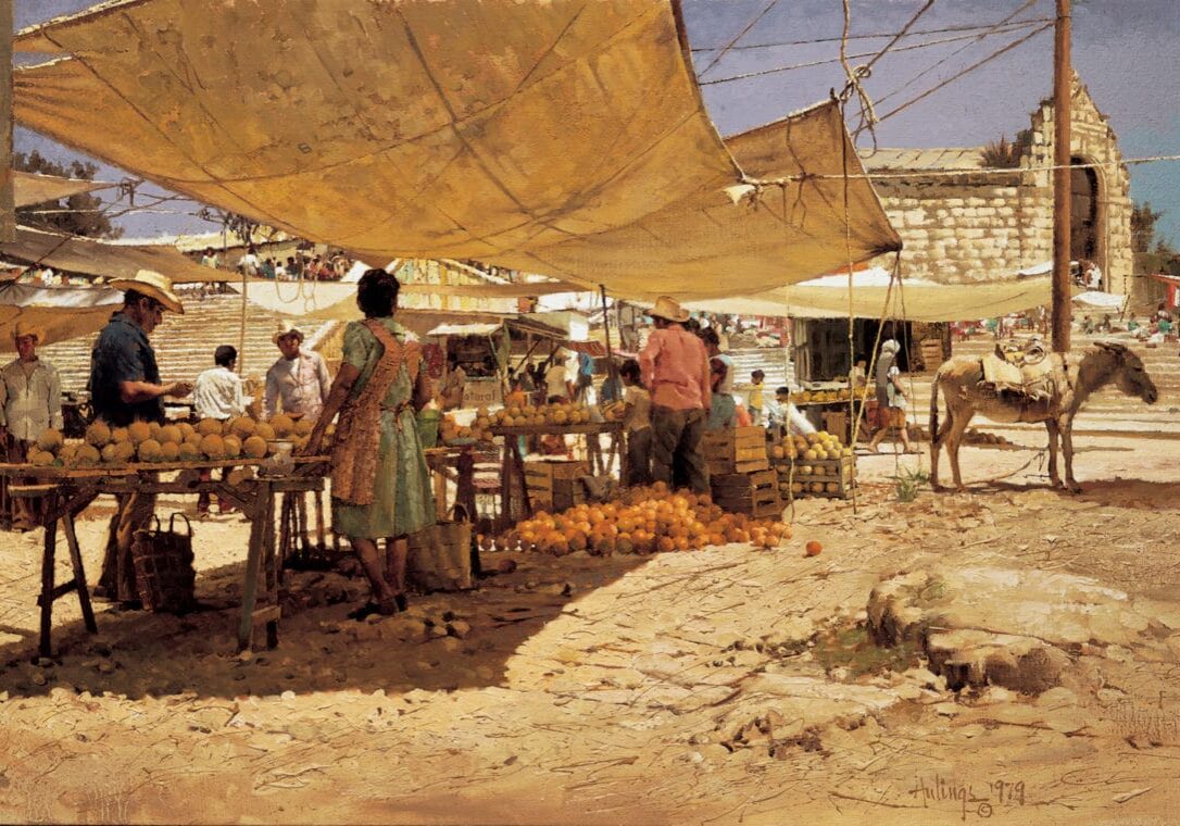 The Melon Stand, by Clark Hulings