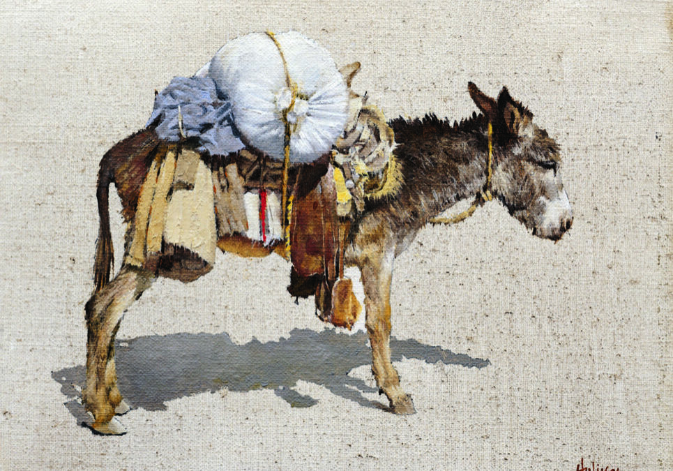 Sack Burro by Clark Hulings