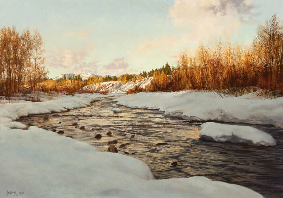 Twilight on the Chama, by Clark Hulings