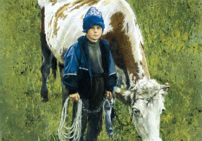 boy-with-cow by Clark Hulings