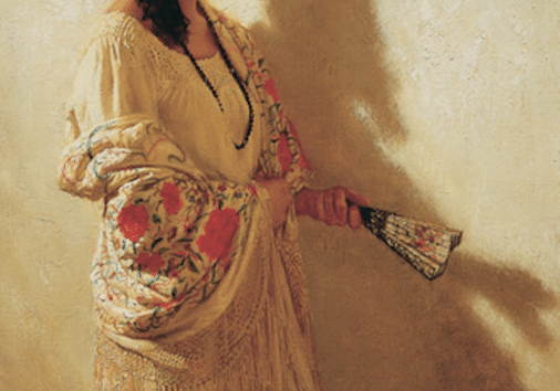 Oil on Canvas, 30 x 20", 1984
<a class="buy print" href="/store/#!/The-Spanish-Shawl/p/7799128/category=1811834">Purchase</a>
